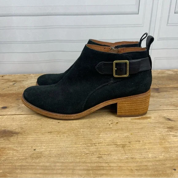 Kork-Ease Mesa Black‎ Suede Bootie - Women's Size 8 - Picture 4 of 14